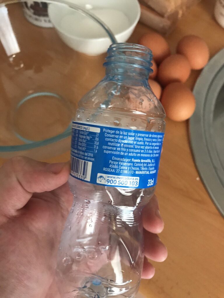 separar yemas de huevo